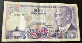Türkei 1000 Lirasi