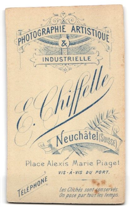 Fotografie &  Plakate: Fotografie E. Chiffelle, Neuchâtel, Pla – Gebraucht aus Berlin von bartko-reher 1