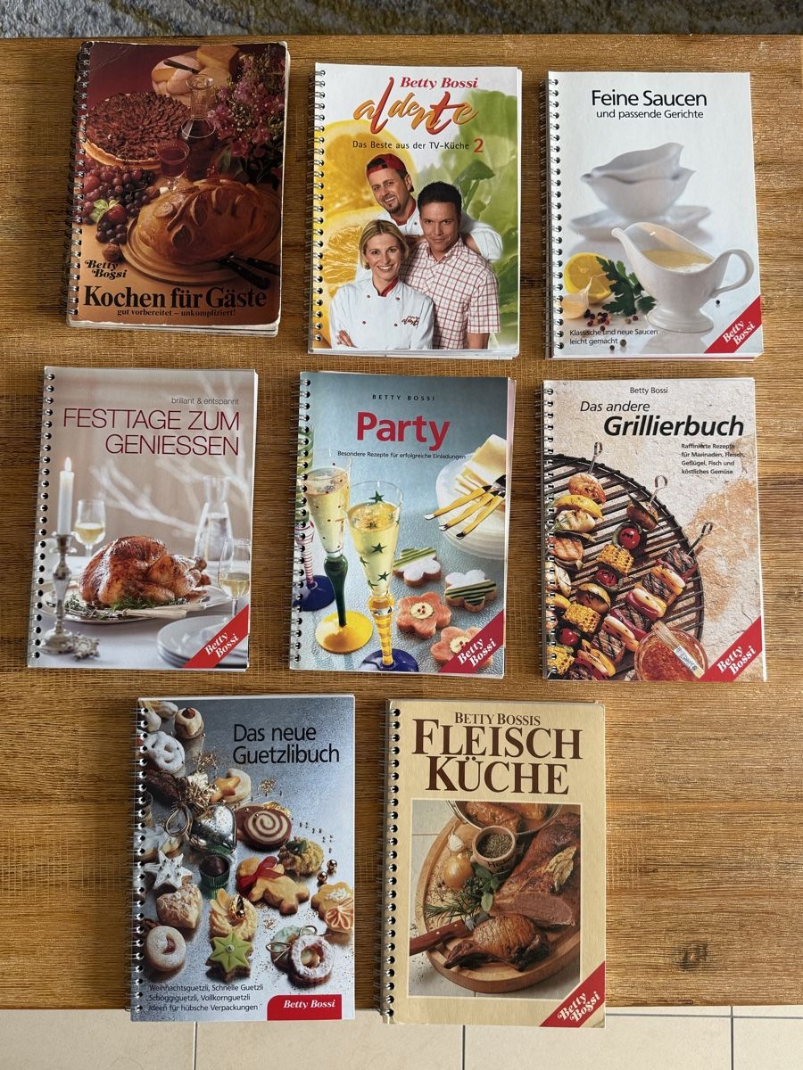 Bücher: Diverse Betti Bossi Kochbücher – Gebraucht aus Cham von Lukas58