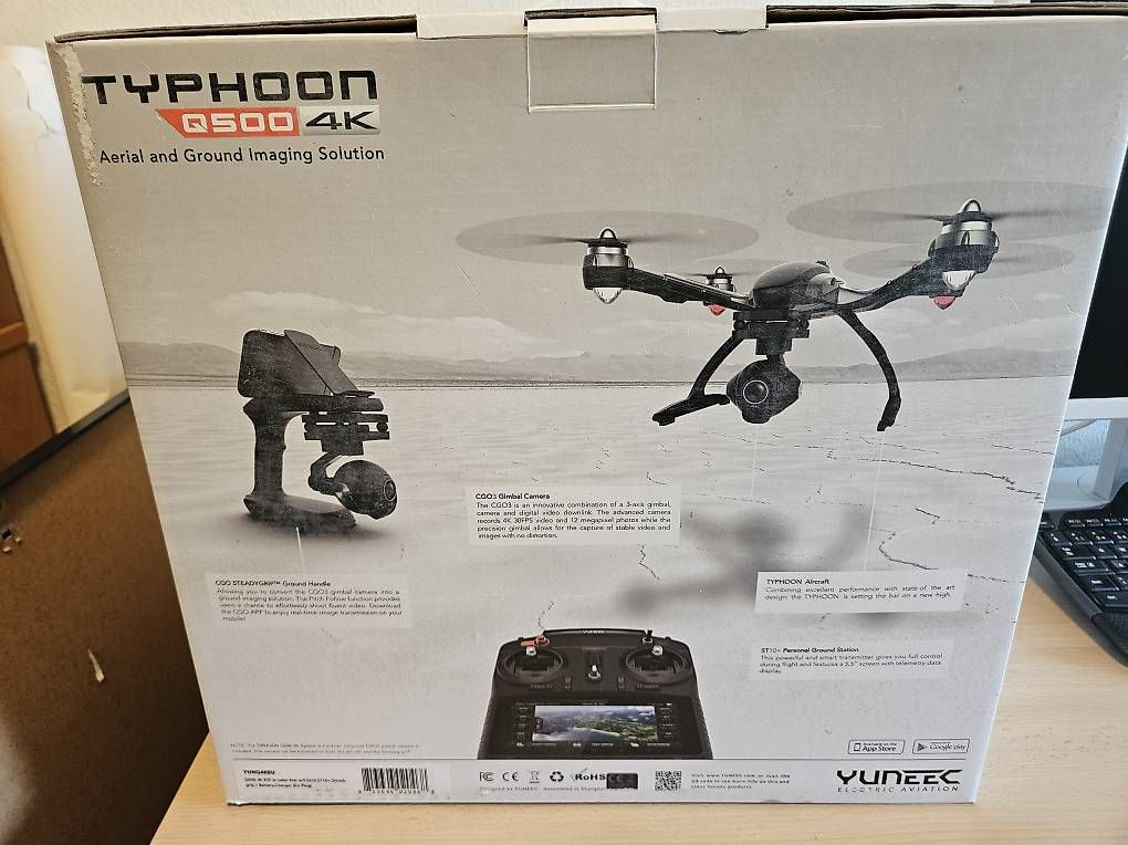 RC Modellbau: Yuneec Typhoon Q500 4K Drohne – Gebraucht aus Zug von Schwenggeler 1