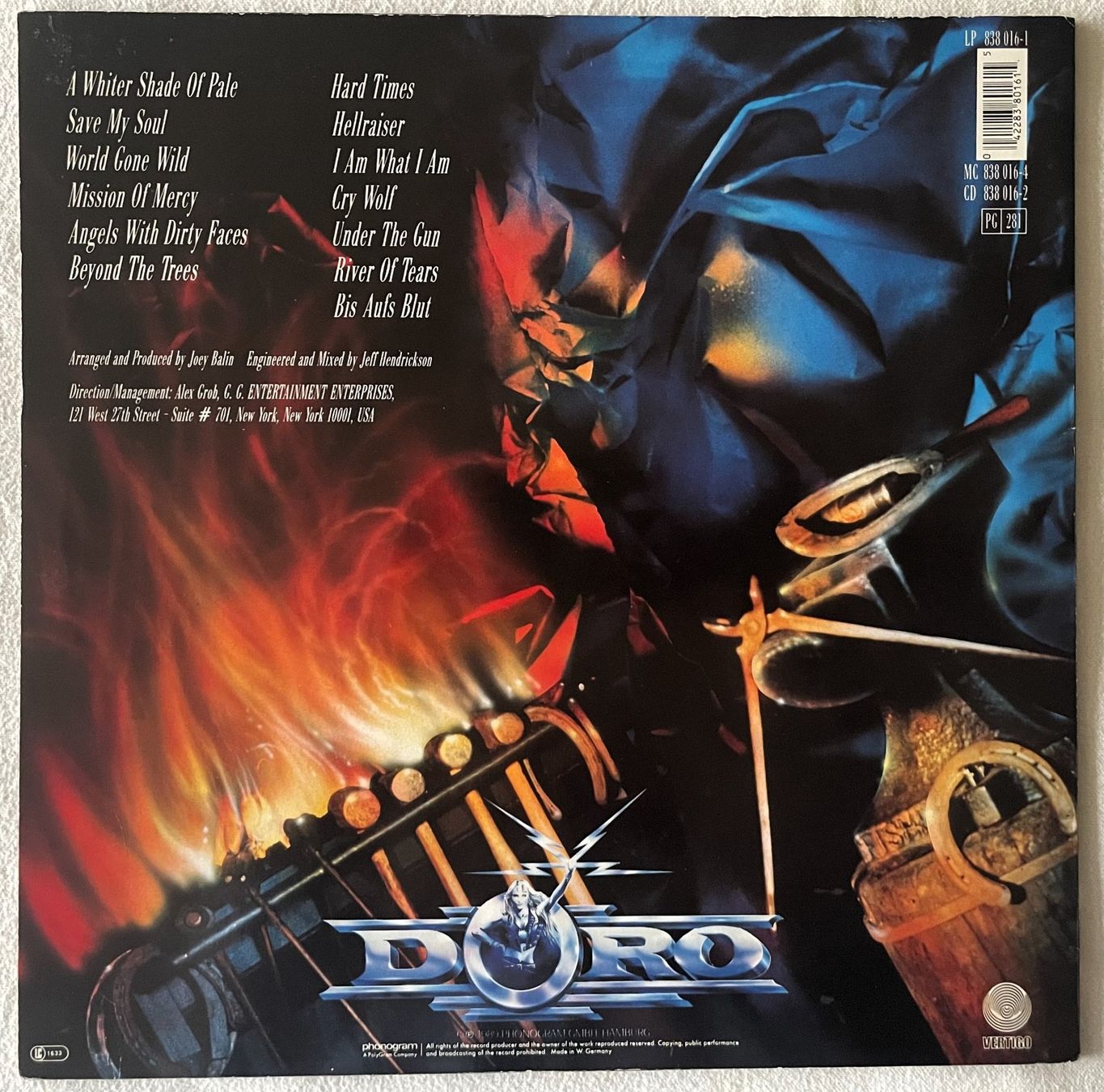 Schallplatten: Doro - Force Majeure - LP - 1989 - First Press - OIS – Gebraucht aus Uster von Zardodel 1