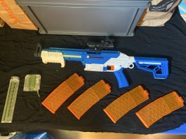 CEDA Jet Blaster in Blau inkl. 5 Short Dart Magazine