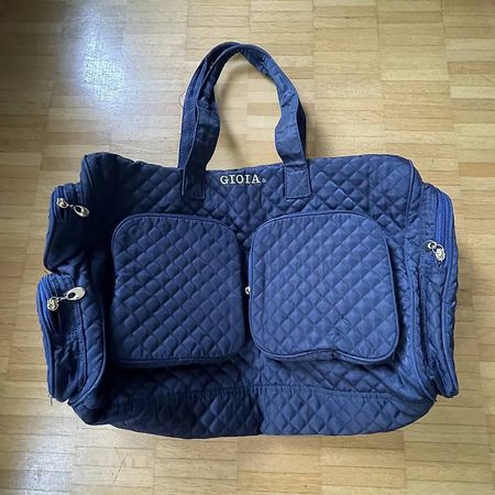 Schöne dunkelblaue Marken Reisetasche von Gioia