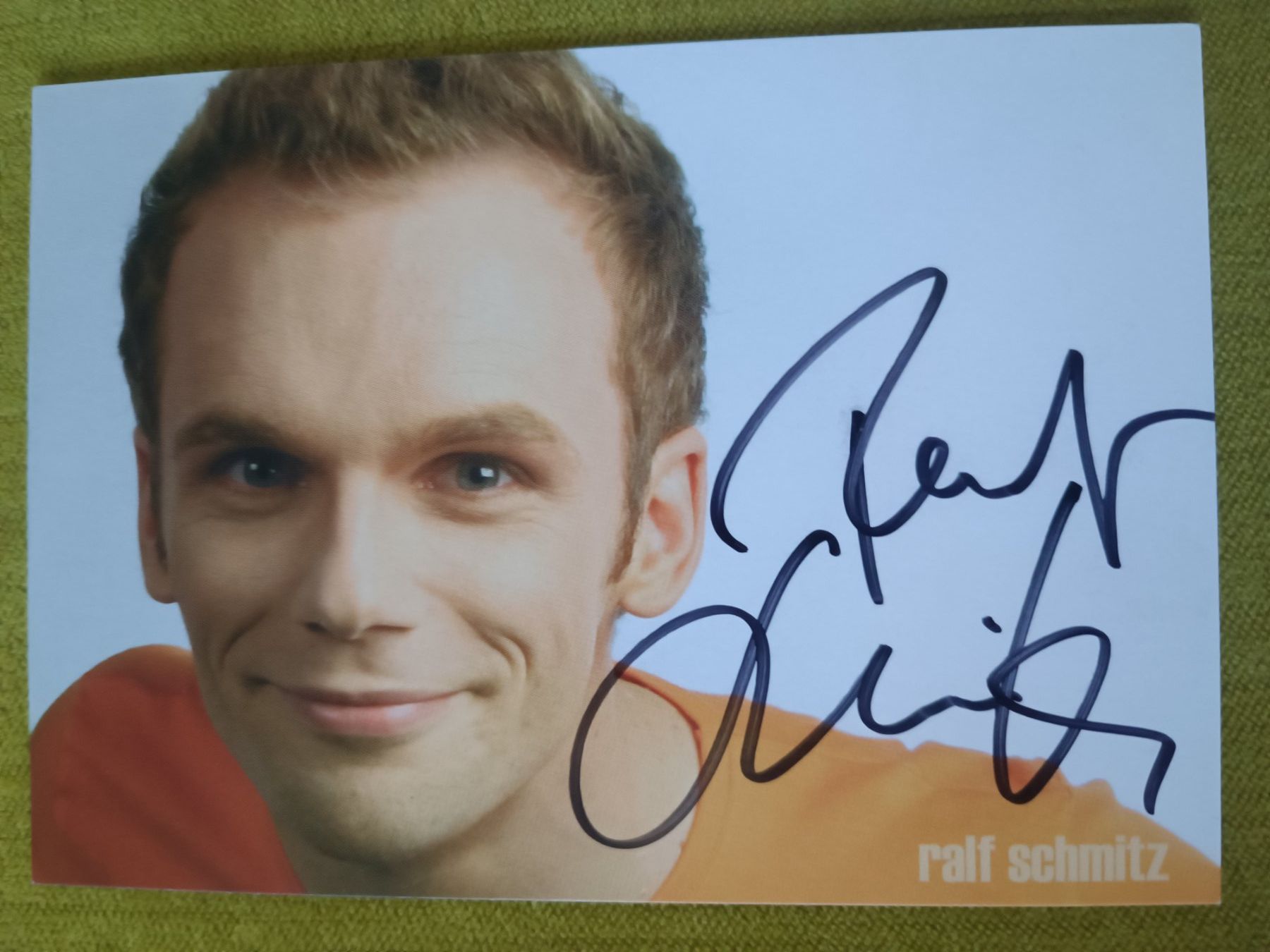 Autogramme: Ralf Schmitz - handsigniert – Gebraucht aus Menziken von Artographs