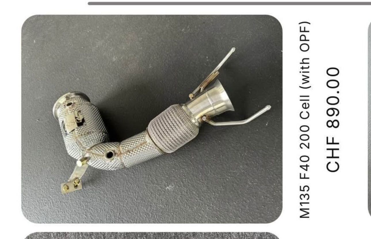 BMW Alle Autoersatzteile: M135 F40 Downpipe von NSC / 200 Cell – Neu (gemäss Beschreibung) aus Zürich von Isabella_22