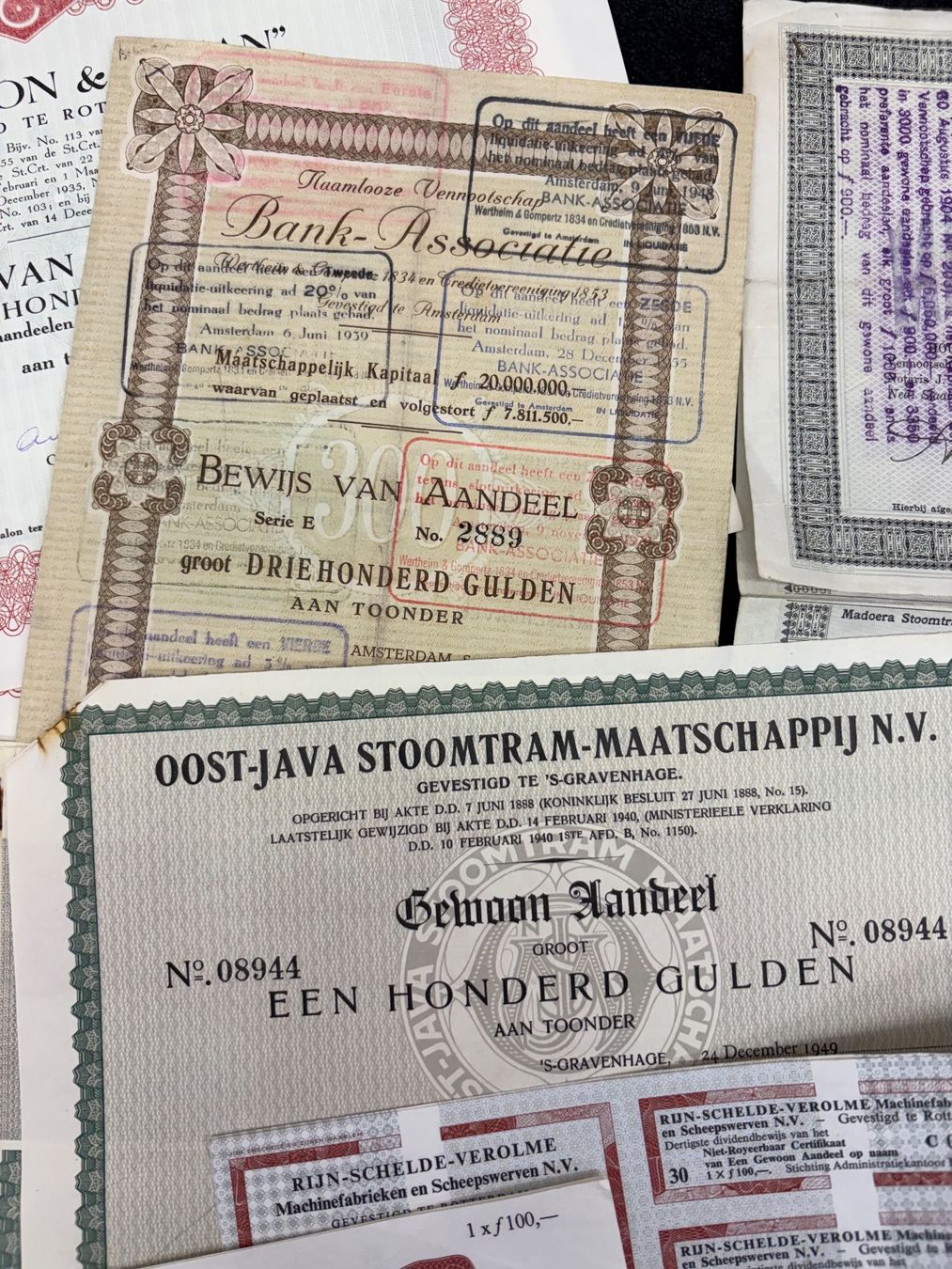 Documenti: Niederländische Wertpapiere – Usato da Bern venduto da pasc62 1