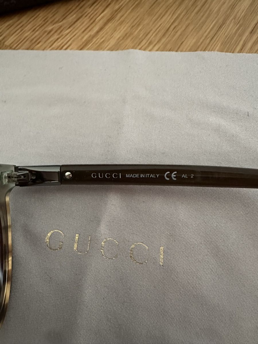 Gucci Occhiali & Lenti: Gucci Sonnenbrille Damen Khaki-Grau – Nuovo (secondo la descrizione) da Ermatingen venduto da nic_x2tf 3