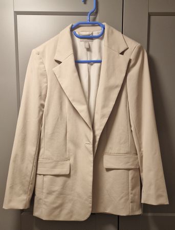H&M Blazer, Beige, Grösse XS – perfekt für den Frühling!