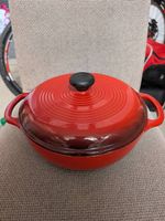 Cocotte Le Creuset en fonte émaillée  rouge