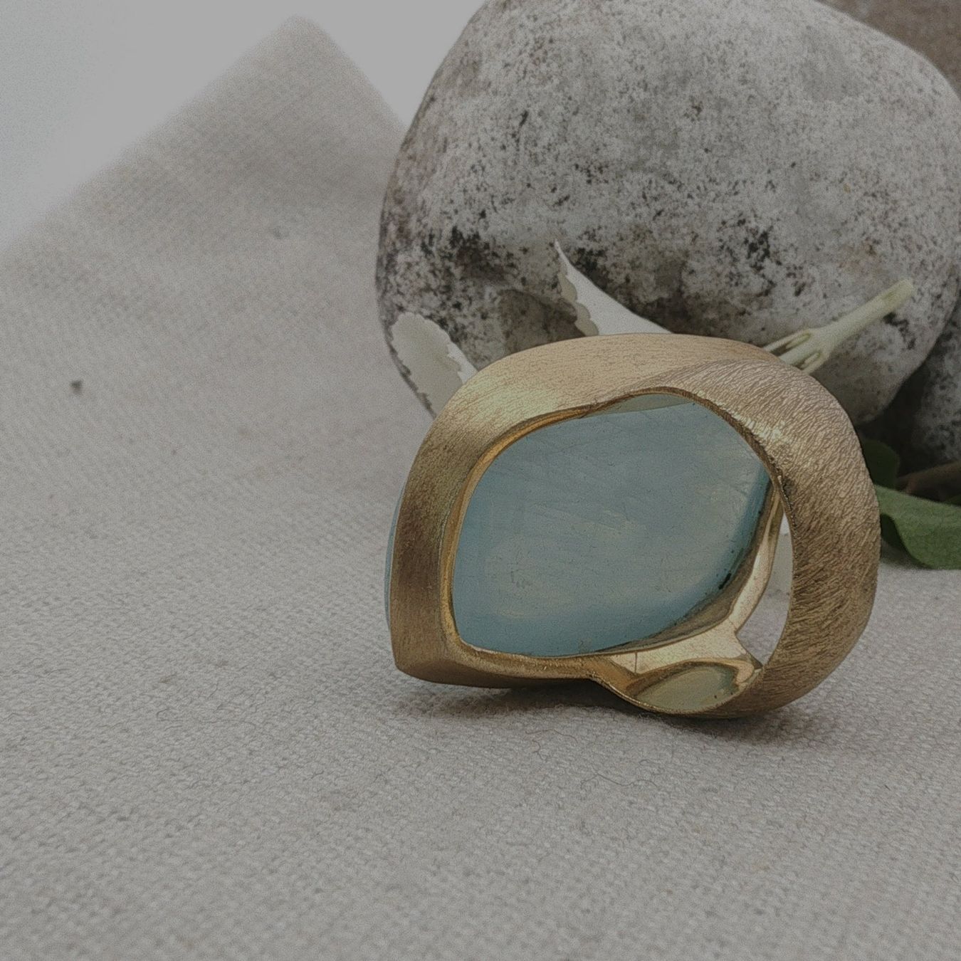 Olga Ribler Anelli: Unikate Silber Ring 925 Grösse 56 mit Aquamarin – Nuovo (secondo la descrizione) da Luzern venduto da Schmuckoutlet 8
