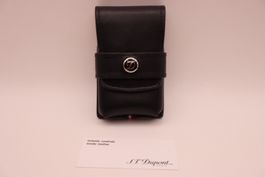 S.T. Dupont Line D Feuerzeug Etui Leder Line 2 Neu Braun