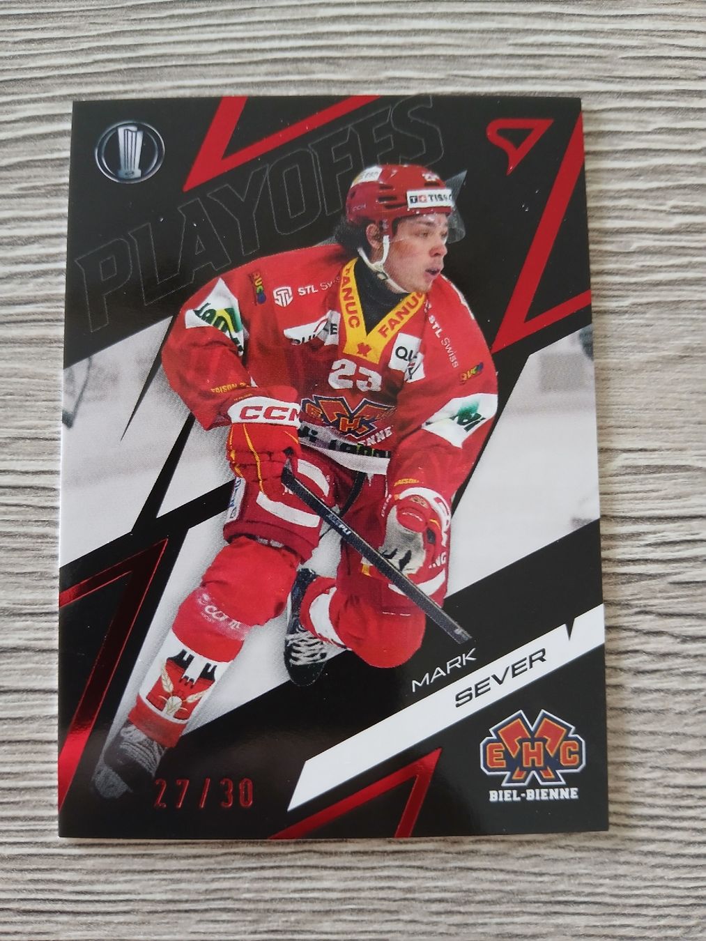 Sportzoo Sammelbilder & Trading cards: EHC Biel-Bienne Mark Sever Playoffs Karte 27/30 – Neu (gemäss Beschreibung) aus Düdingen von oliheimo92