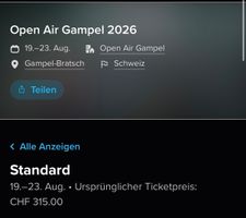 Gampel Festival Alltagespass