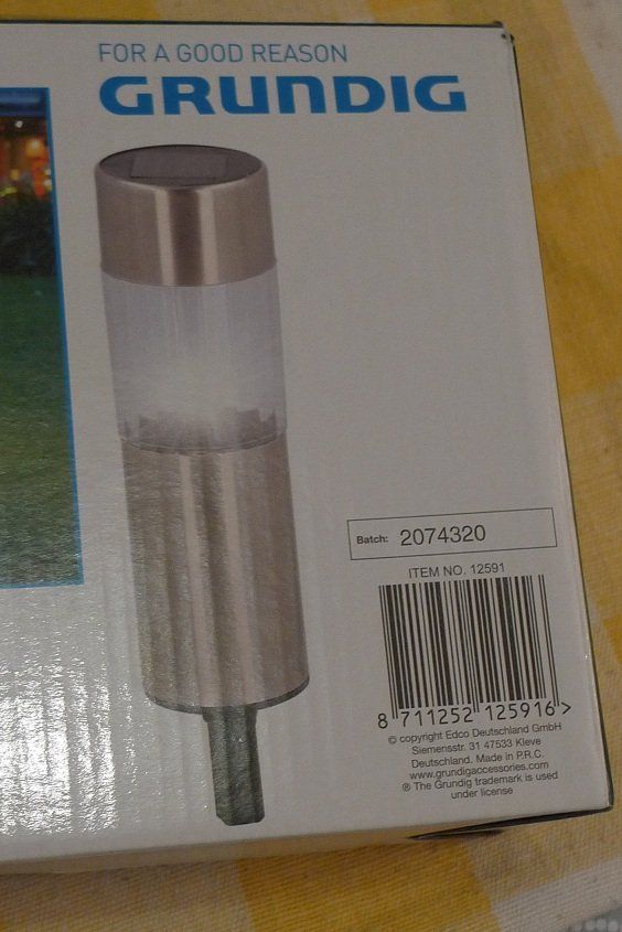 Lampade: Solar-Lampen 3. – Nuovo e nell'imballaggio originale da Bern venduto da bn1640 3