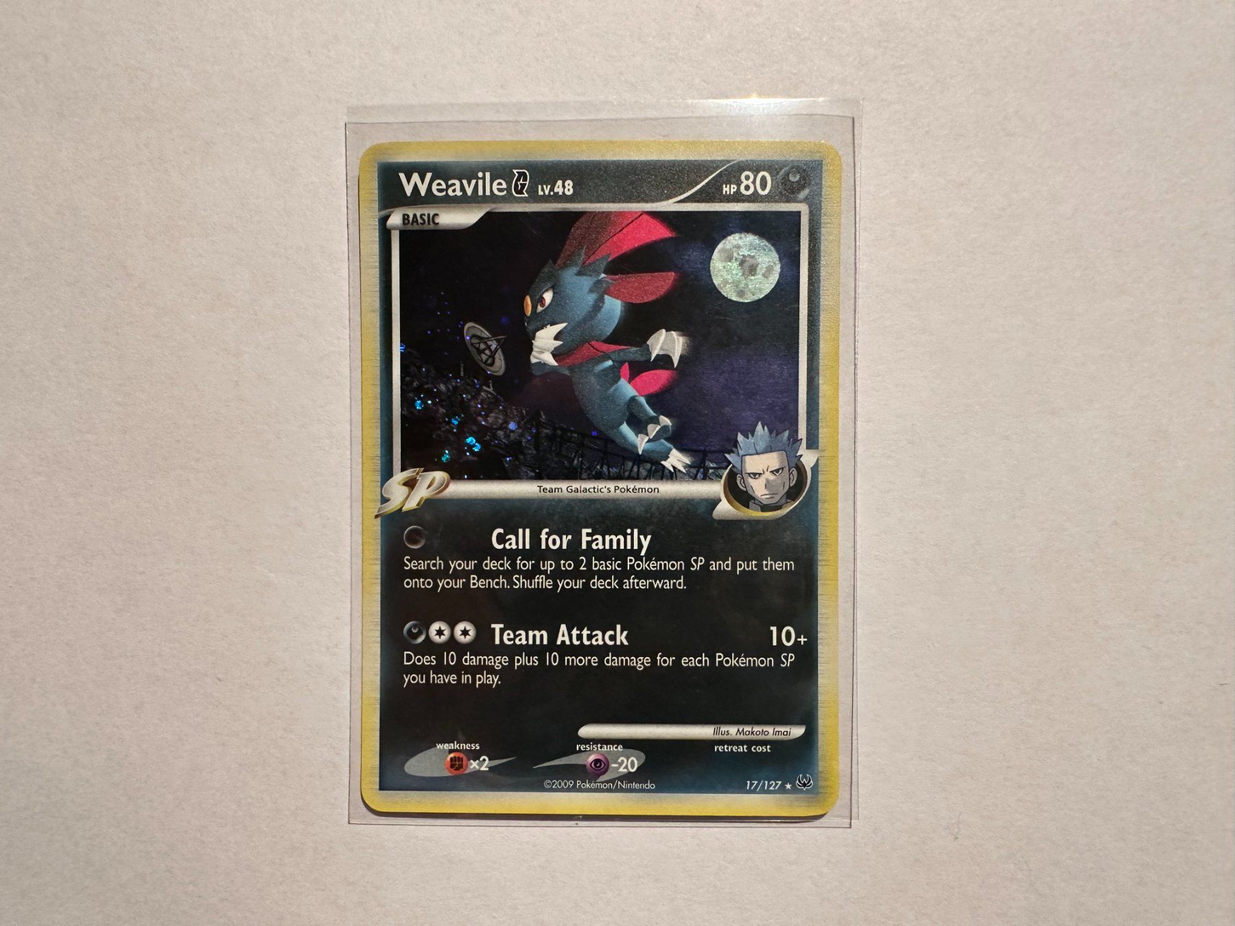 Pokémon Carte collezionabili: Weavile G holo Platinum Base EN – Usato da Hagendorn venduto da Pokecollectorch