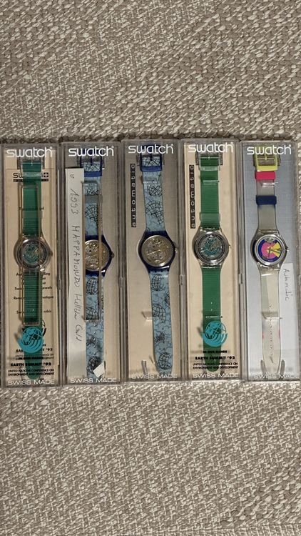 Swatch Orologi: Swatch Uhren Sammlung Vintage Raritäten – Nuovo e nell'imballaggio originale da Reinach BL venduto da BachoferRaeumungen 7