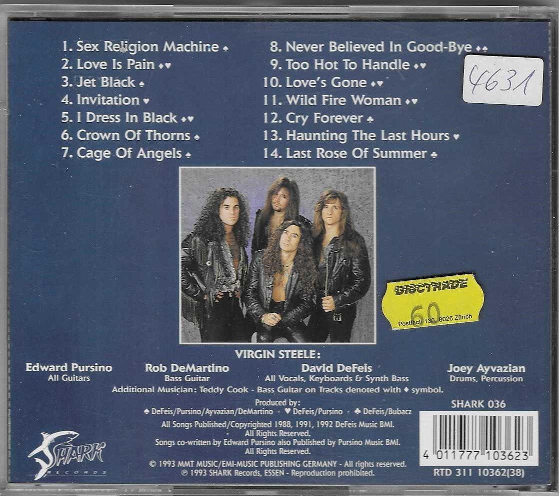 CD: Virgin Steele - Life Among The Ruins1993 – Usato da Flims - Dorf venduto da Stagediver 1