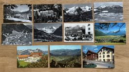 Schweiz - 11 schöne Ansichtskarten 1960er Jahren 