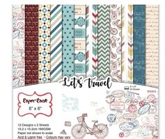 24 Blatt Design-Papier, Bastelpapier  NEU