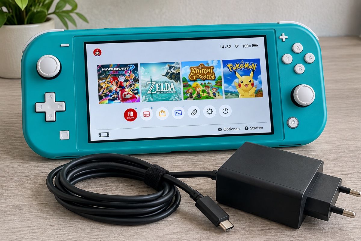 Nintendo Konsolen: Nintendo Switch Lite türkis – Gebraucht aus Biberist von jmf1999