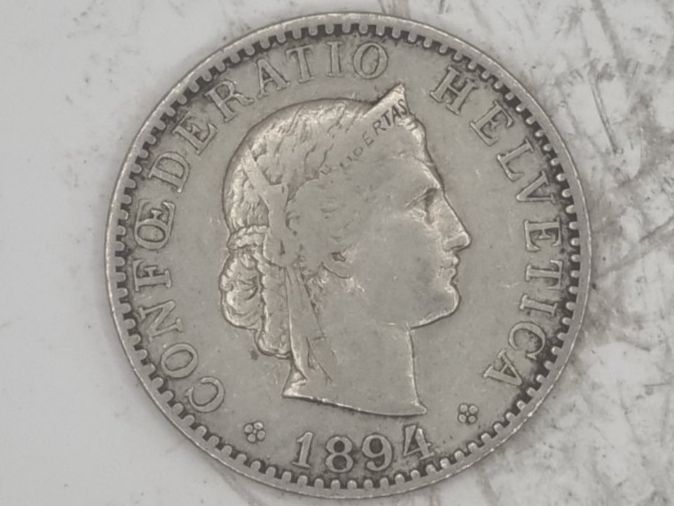 Tutti le monete: 20 rappen 1894 – Usato da Bure venduto da chap981