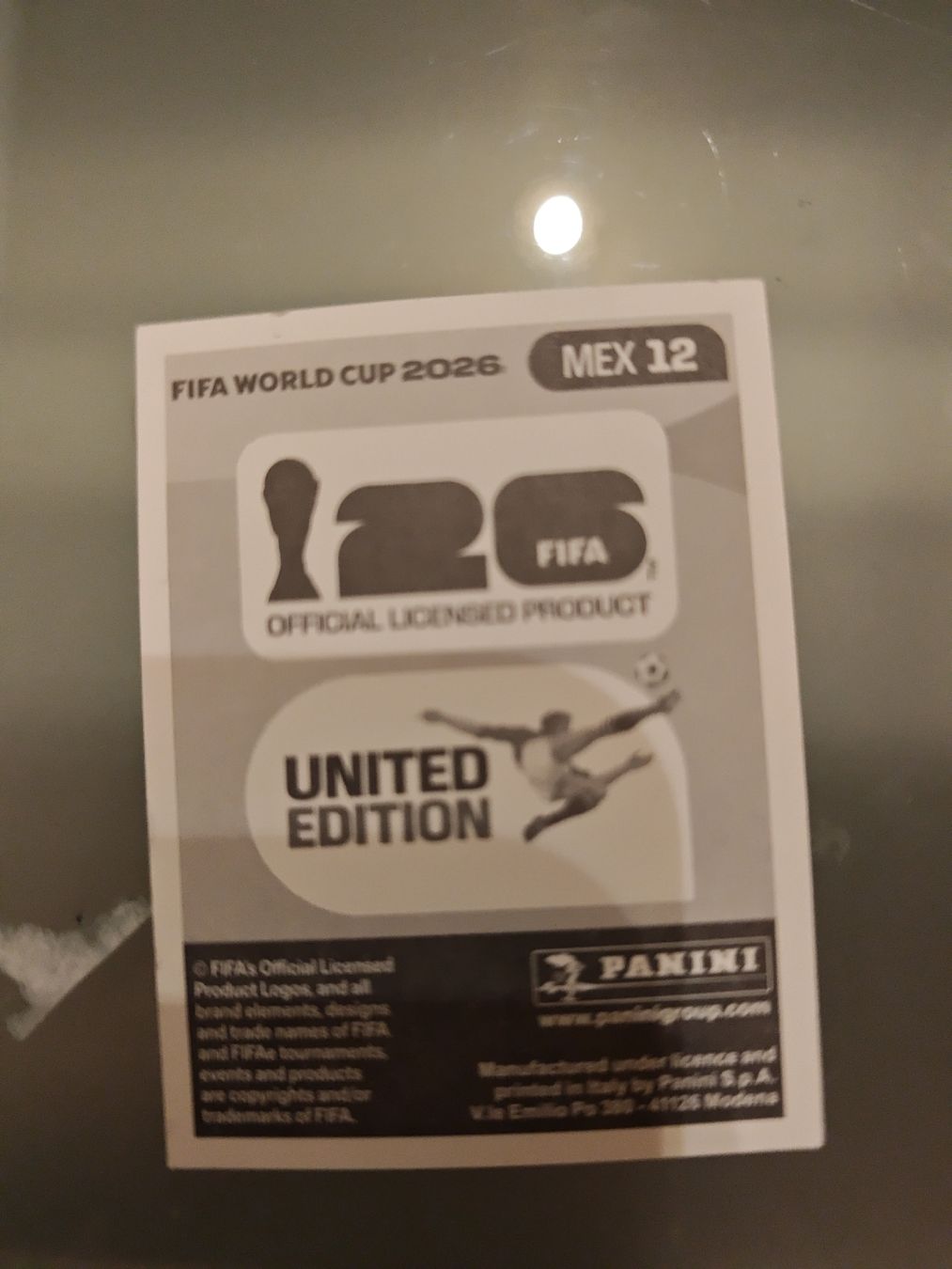 Panini Sammelbilder & Trading cards: PANINI MEX 12 – Neu (gemäss Beschreibung) aus Sulgen von 34j_p6s2