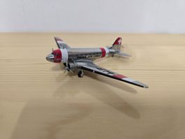 Swissair DC-3 Neutralitätsbemalung, 1:200 Herpa Metall