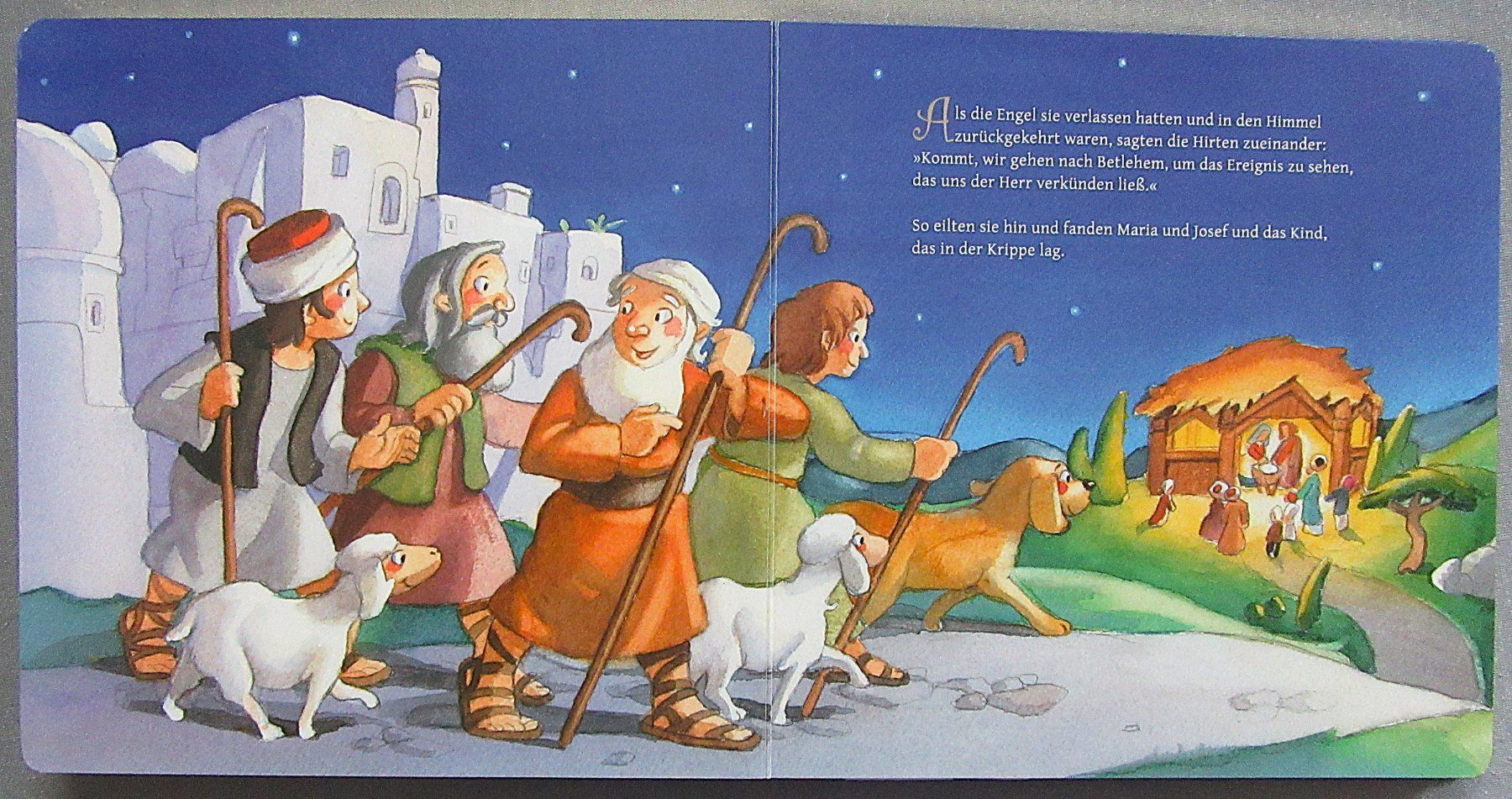Bücher: Die Weihnachtsgeschichte - kartoniertes Bilderbuch – Gebraucht aus Auenstein von Padabimbim 5