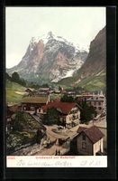 Grindelwald, Ortspartie mit Wetterhorn
