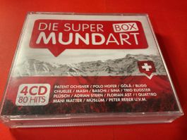 Die Super Box Mundart - 4CDs - 80 Hits - Top Zustand!