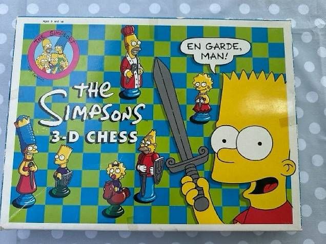Giochi: Simpsons 3D Schachspiel Brettspiel – Usato da Davos Platz venduto da Indy 1