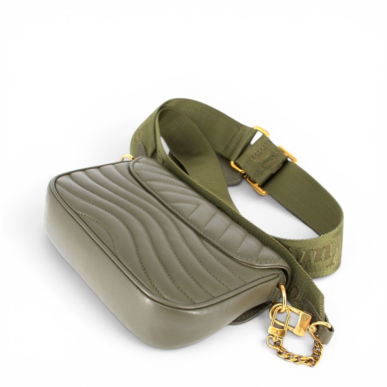 Louis Vuitton Borse da donna: Louis Vuitton New Wave Multi-Pochette khaki – Usato da Binningen venduto da Designerlabels 8