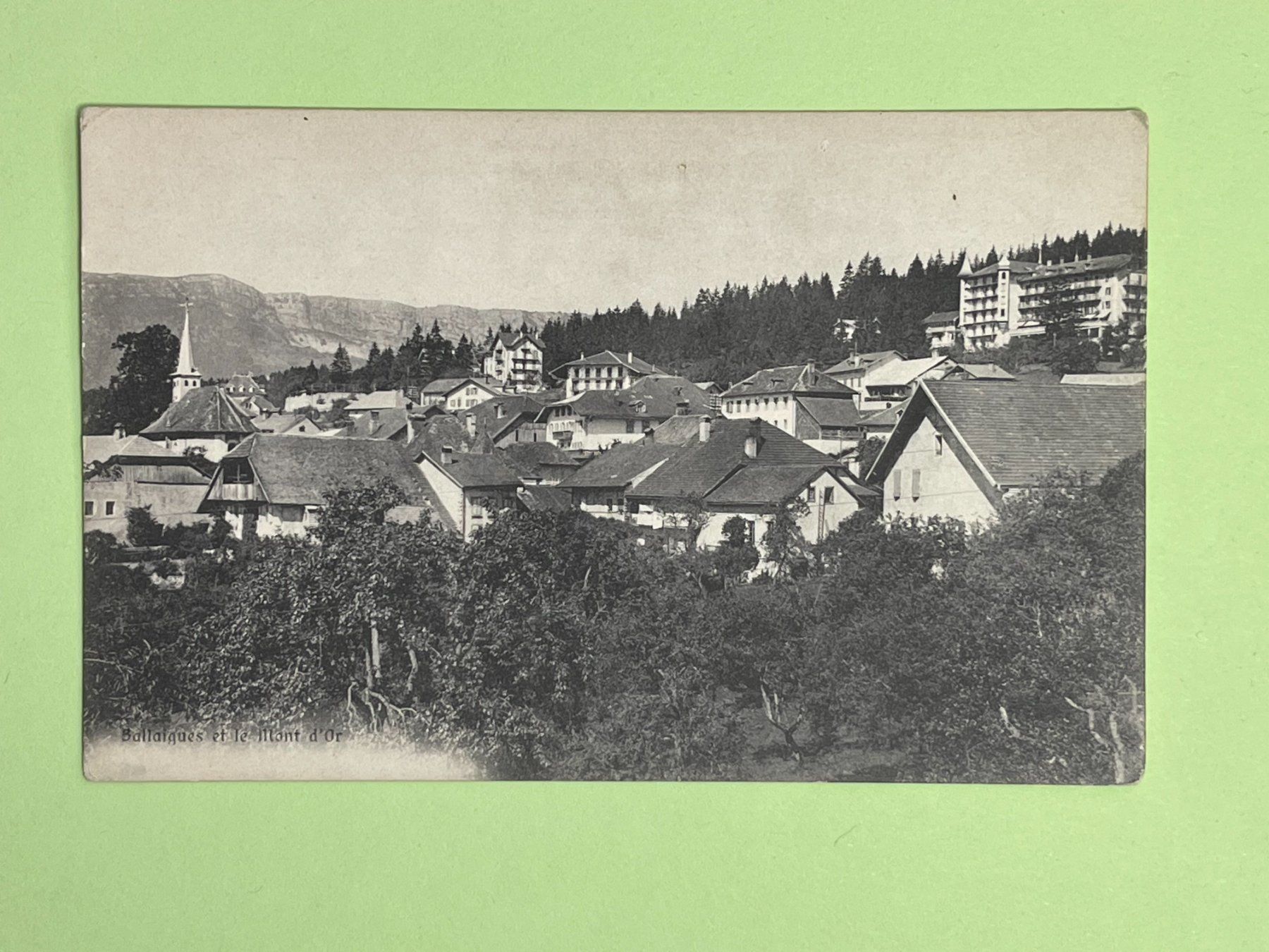 Ansichtskarten: Ballaigues et le Mont d'Or – Gebraucht aus Steg VS von _vinci_