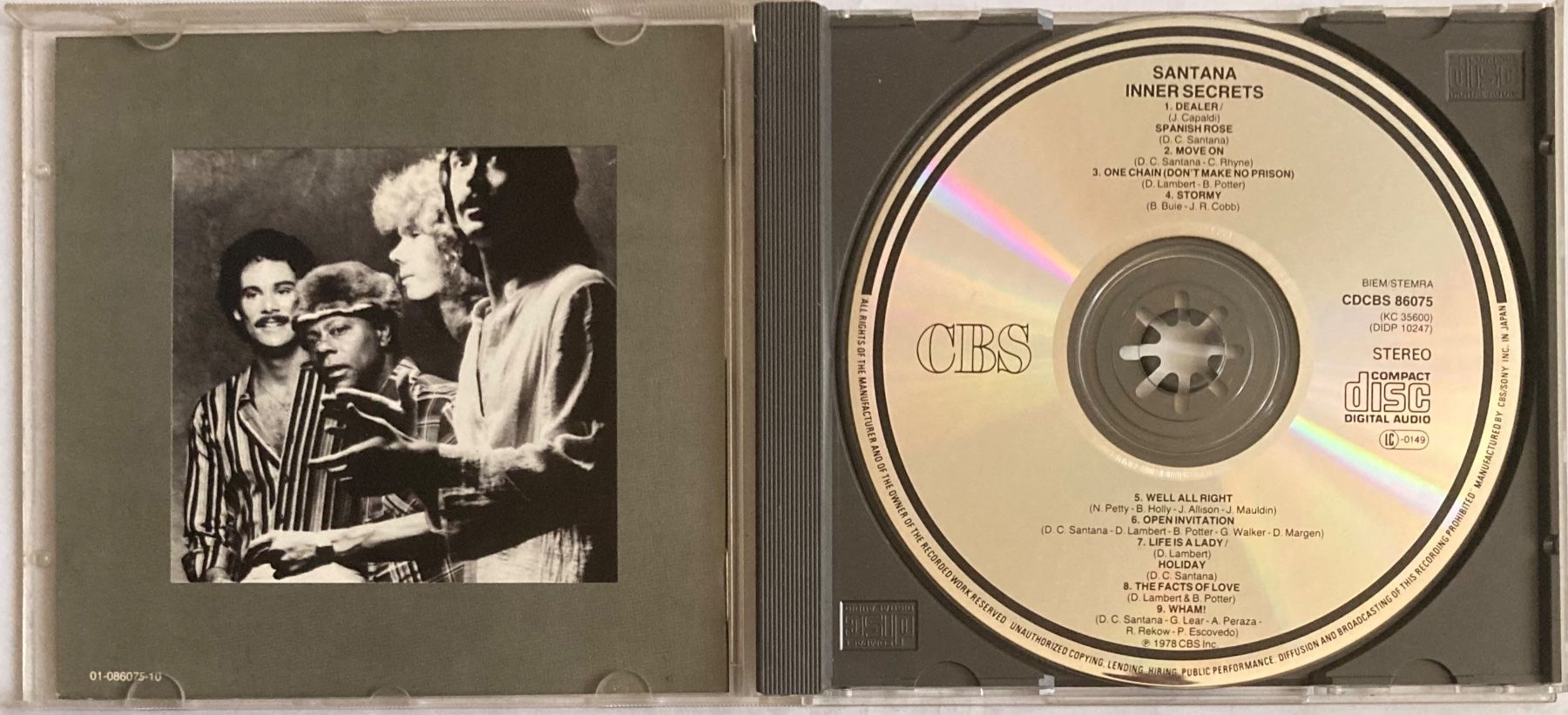 CD: SANTANA - INNER SECRETS – Usato da Poliez-Pittet venduto da Newtown-Records 2