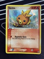 🚀 Stamped week: Torchic 69/106 Holo Ex Emerald set ab 1 CHF