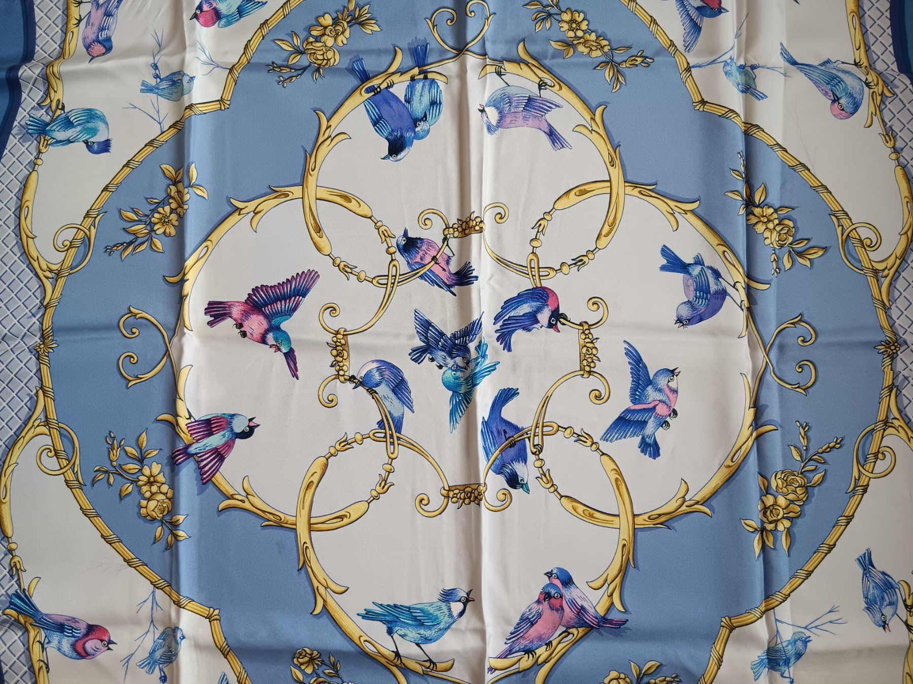 Hermès Foulard & Sciarpe: HERMES "LA CLE DES CHAMPS" CARRE 90 CM – Usato da Cossonay-Ville venduto da Les_1001_perles 6