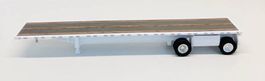 48" Spread Axle Flachbetttrailer H.O. Locistics H0 1/87