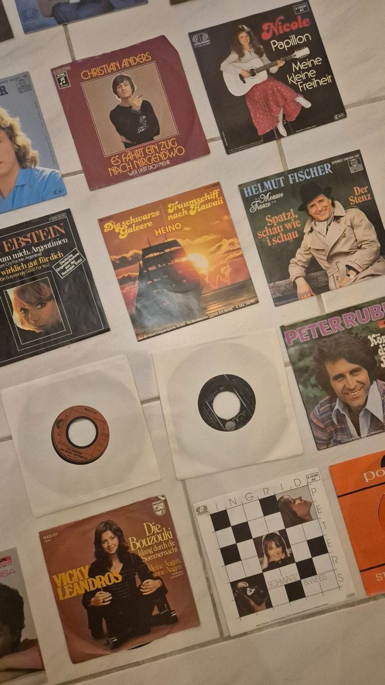 Vinyles: Singles Sammlung Deutsche Schlager – D'occasion à Arni AG par kur_jc7g 3