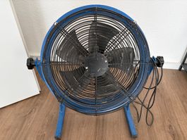 Industrie Bodenventilator blau gebraucht funktionsfähig