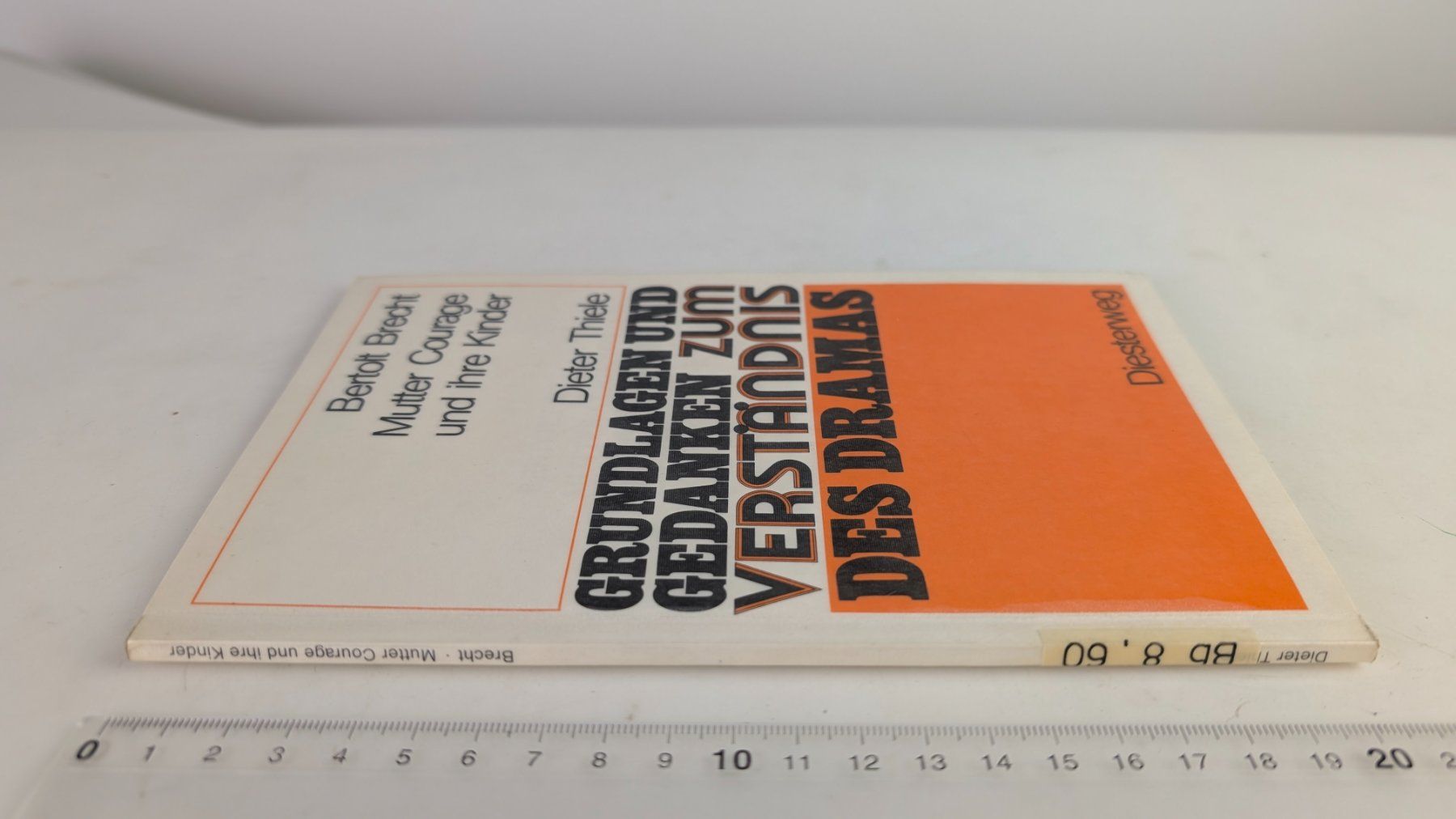 Libri: Mutter Courage – Interpretation, 1985 Dieter Thiele – Usato da Zürich venduto da 1.Simon 1