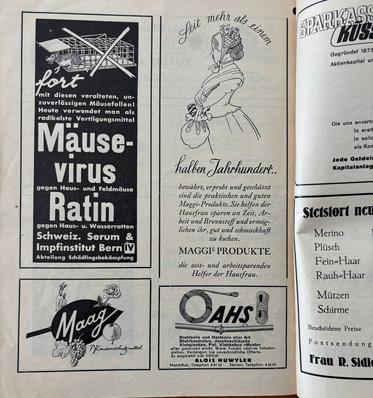 Calendari: Genossenschafts-Kalender 1948 – Usato da Sarnen venduto da Livres 5