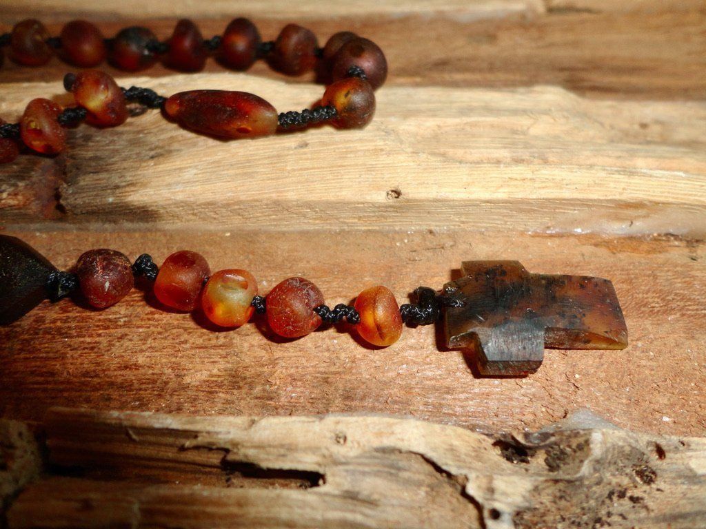 Catenine: Gebetskette - Bernstein /Ambre/Amber echt – Nuovo (secondo la descrizione) da Biberist venduto da tl-schmuck 2