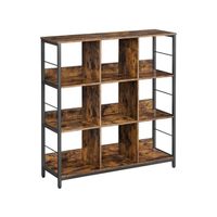 Regal mit 3 Ebenen Bücherregal Standregal 9 Fächer VINTANO