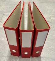 3 Ordner A4 Hochformat rot