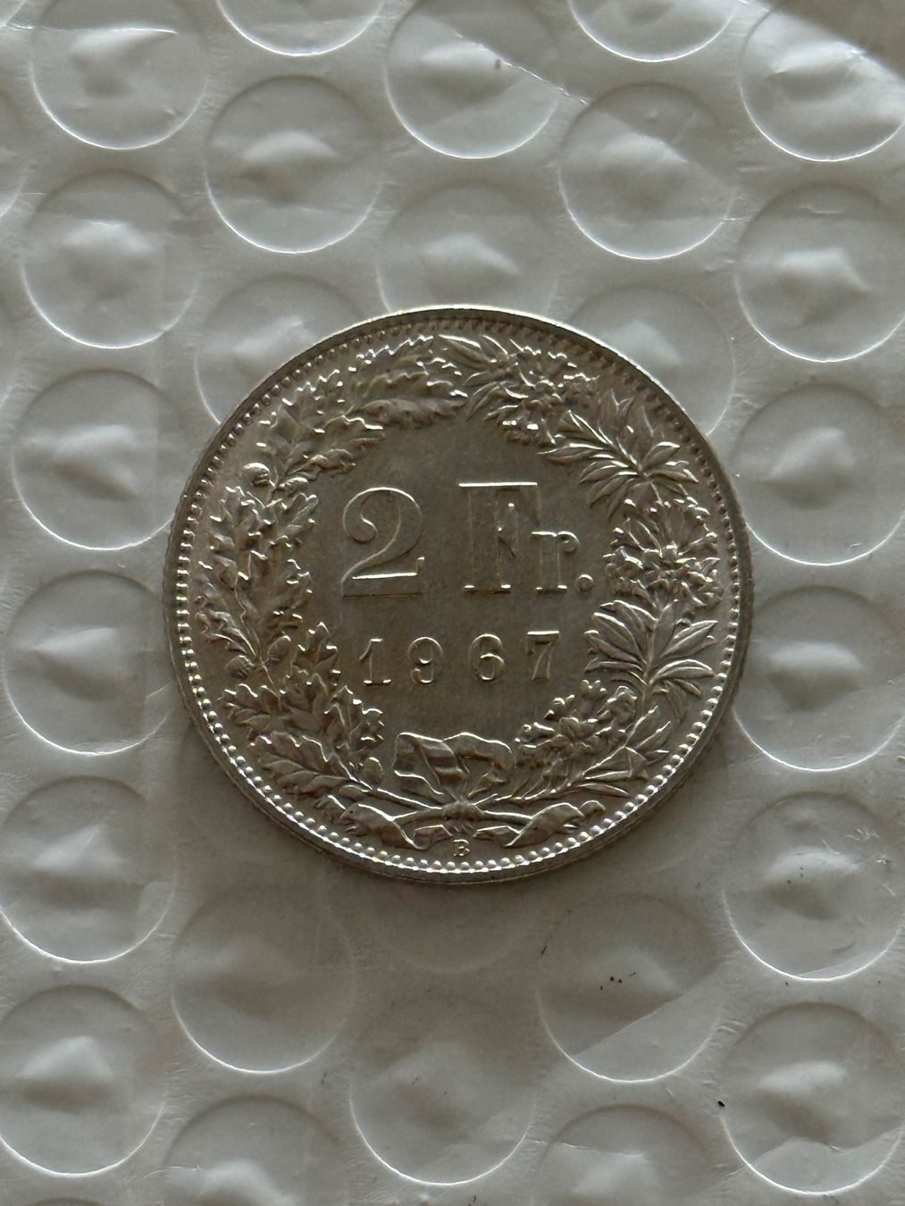 Tutti le monete: 2 Franken 1967  Unz / Stgl – Nuovo (secondo la descrizione) da Wallisellen venduto da SWISS_SILVER1 1