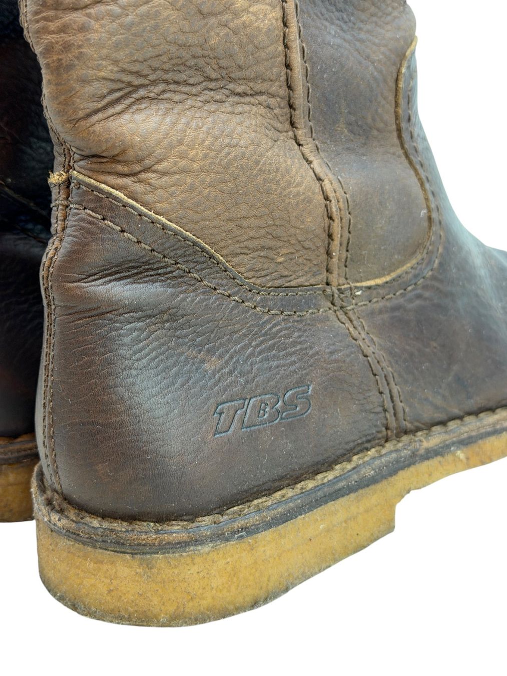 TBS Damenschuhe: Bottes TBS fourrées en cuir marron. Pointure 39 – Gebraucht aus Cossonay-Ville von PatineDuTemps 8