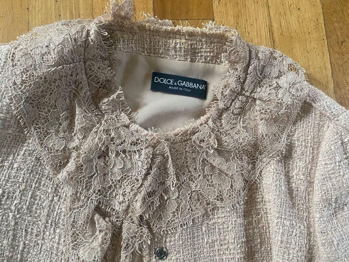 Dolce & Gabbana Giacche: Dolce&Gabbana Jacke altrosa gr.40 – Nuovo (secondo la descrizione) da Matten b. Interl venduto da Kings-Fashion