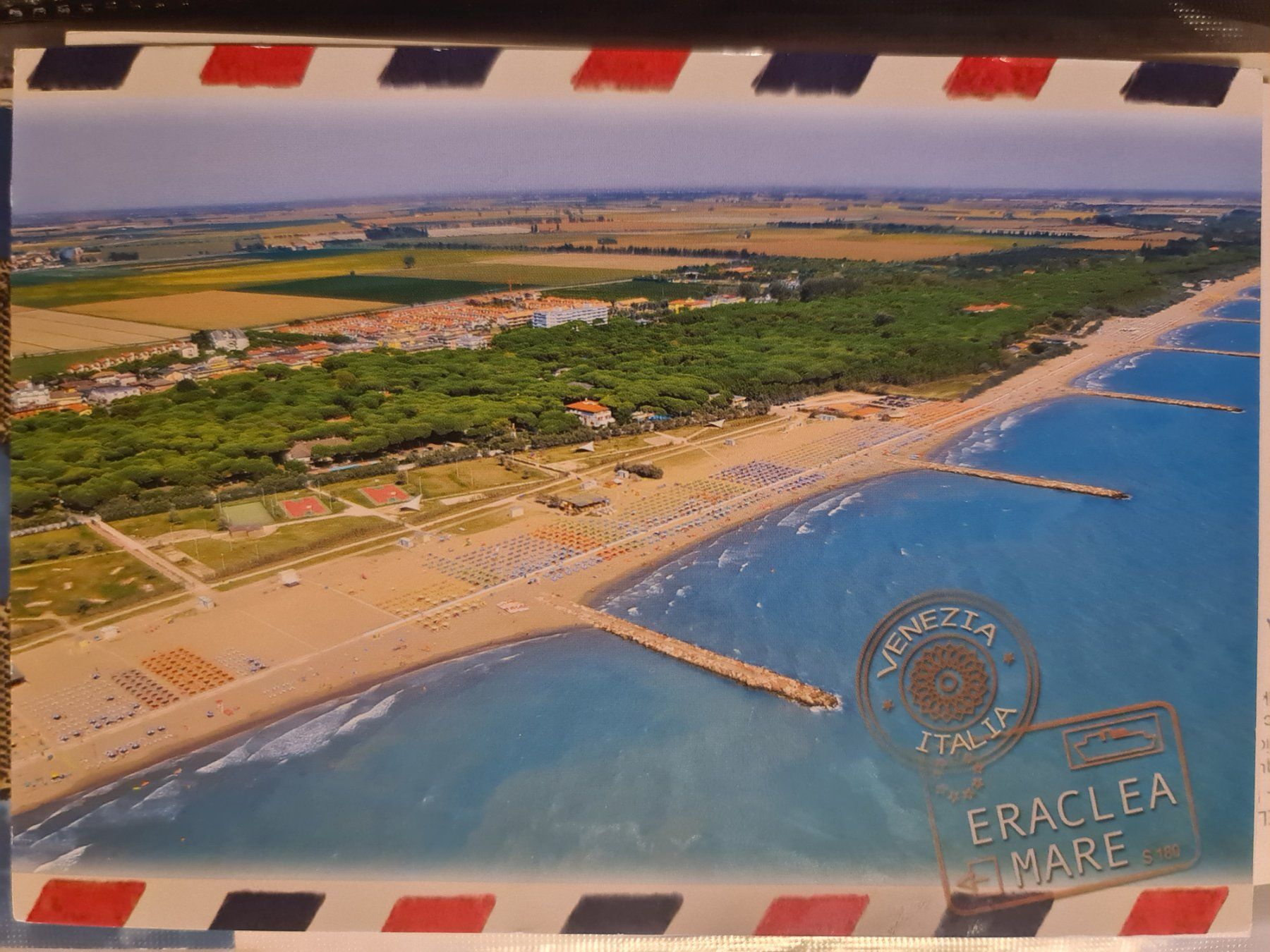 Cartoline postali: Postkarte Eraclea Mare Italien Strand – Usato da Dintikon venduto da Vexi