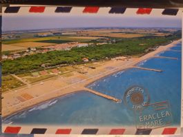 Postkarte Eraclea Mare Italien Strand