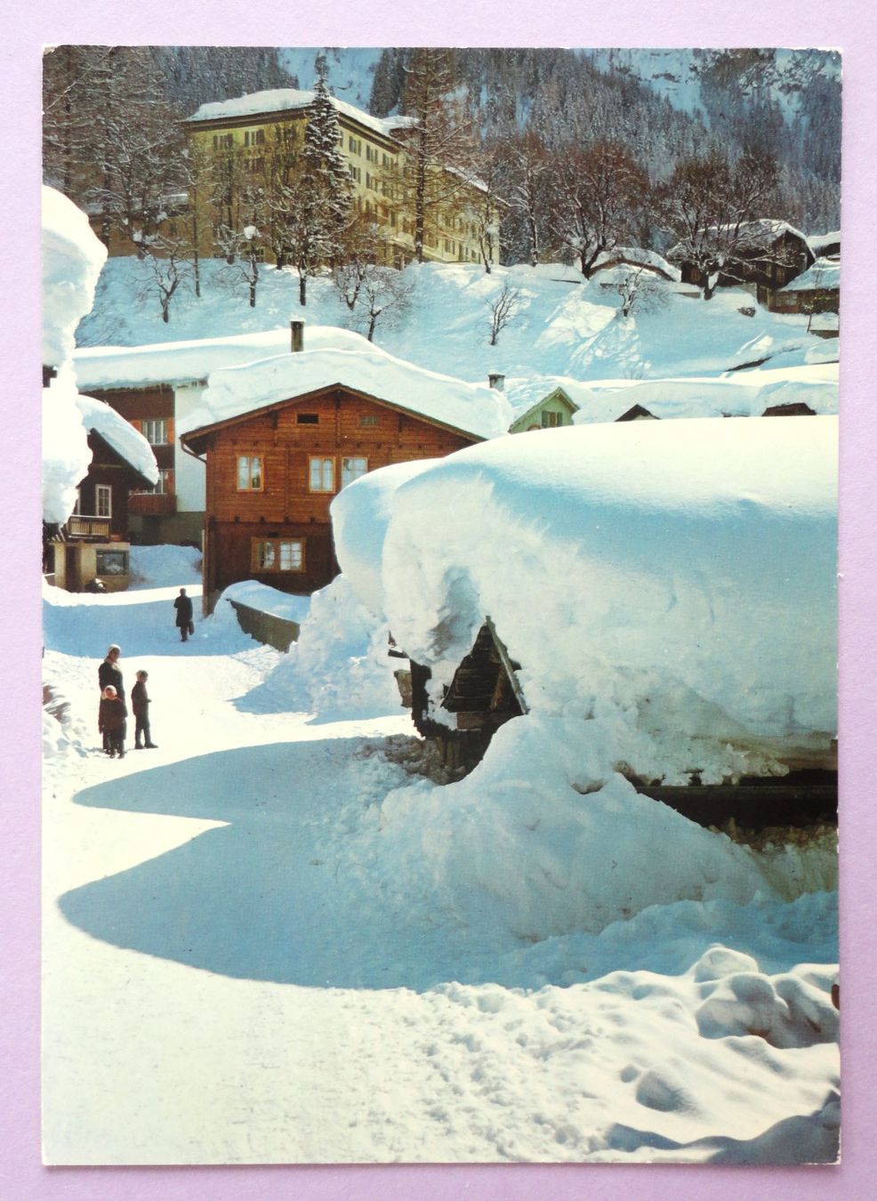Cartes postales: Leukerbad, Dorfpartie – D'occasion à Fétigny par Billy2miny